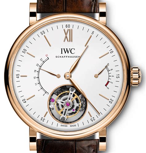 iwc hand wound tourbillons.